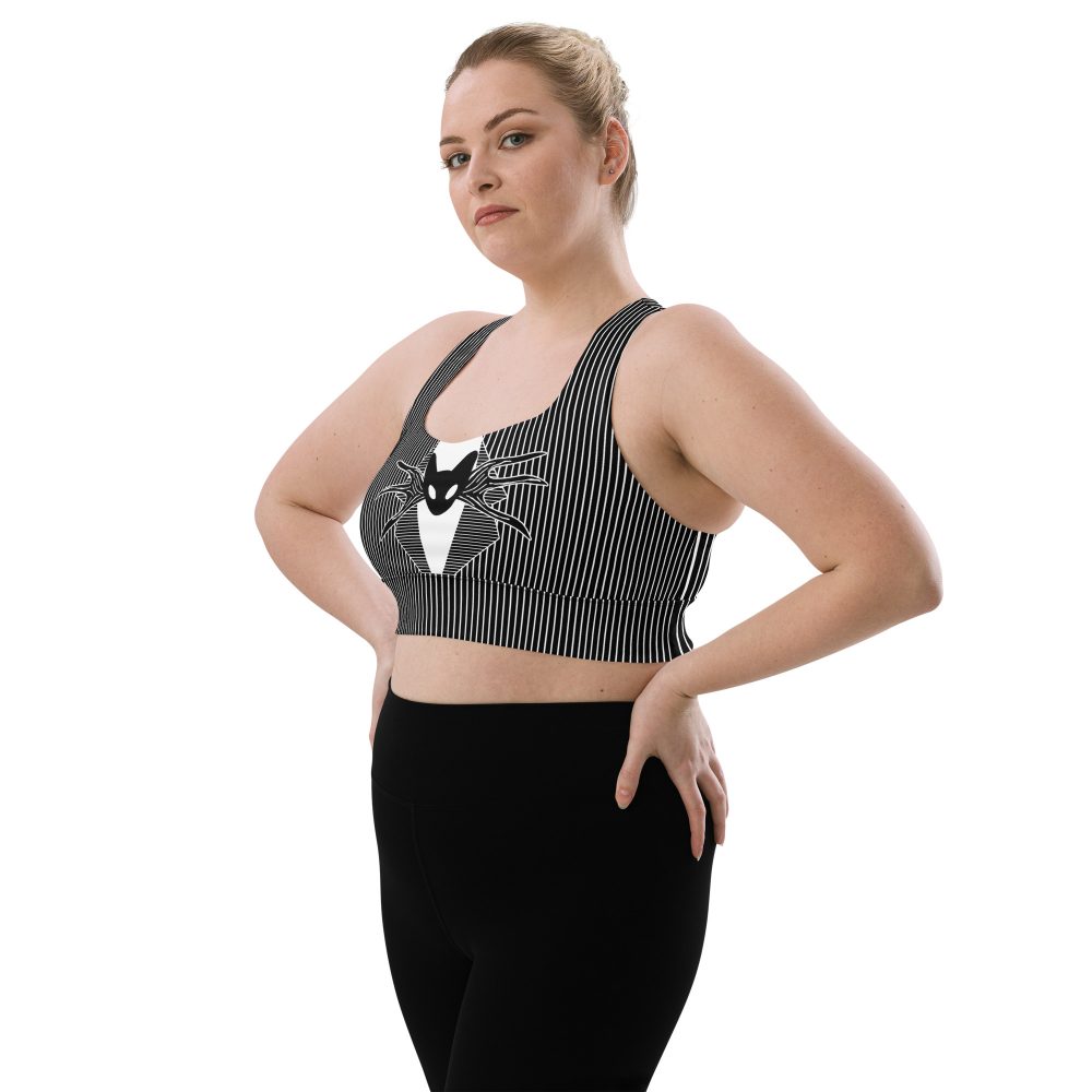 Jack Skellington Nightmare Before Christmas Costume Longline sports bra - Image 9