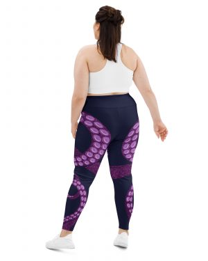 Ursula Costume Sea Witch Octopus Villain Plus Size Leggings