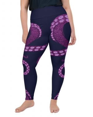 Ursula Costume Sea Witch Octopus Villain Plus Size Leggings