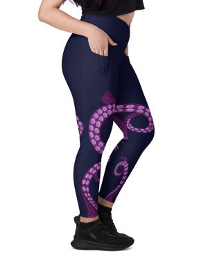 Ursula Costume Sea Witch Octopus Villain Crossover leggings with pockets