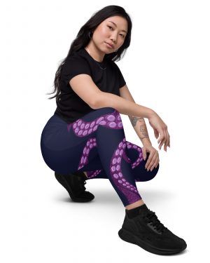 Ursula Costume Sea Witch Octopus Villain Crossover leggings with pockets