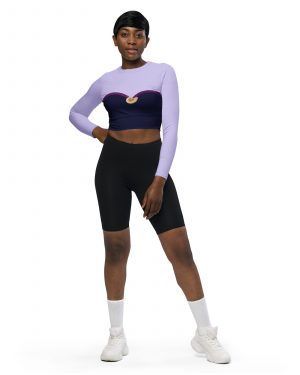 Ursula Costume Sea Witch Octopus Villain Long-sleeve crop top