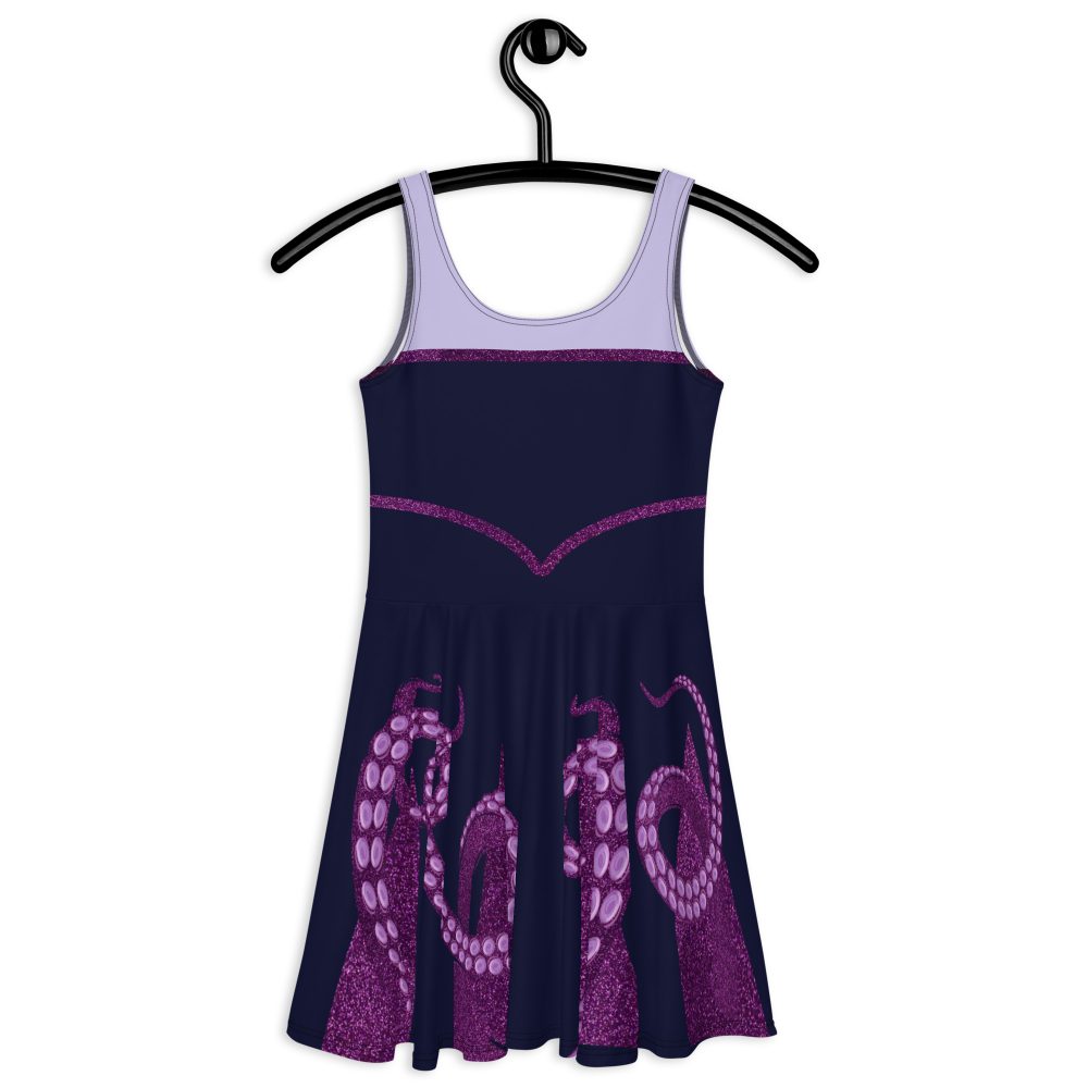 Ursula Costume Sea Witch Octopus Villain Skater Dress - Image 4