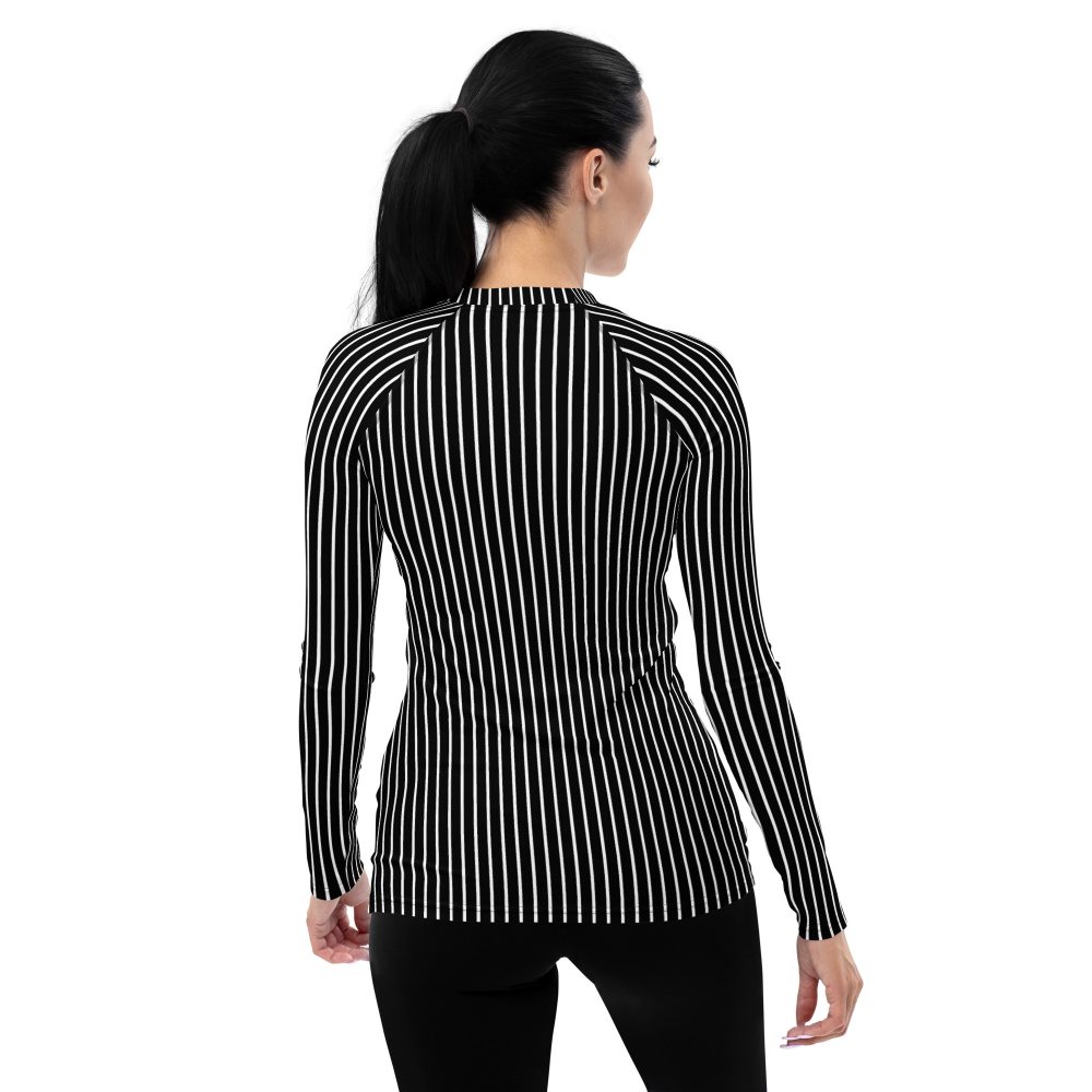 Jack Skellington Nightmare Before Christmas Costume Women's Long Sleeve Shirt - Image 2