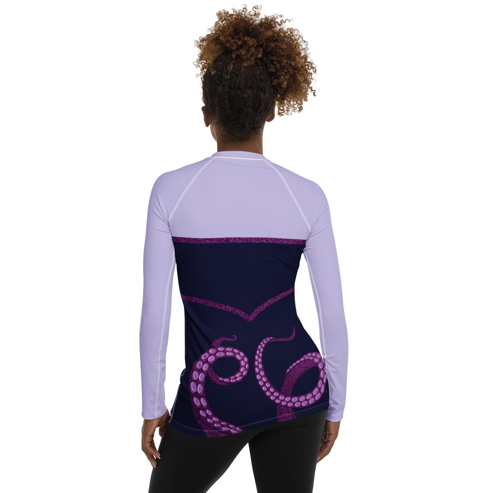 Ursula Costume Sea Witch Octopus Villain Women's Long Sleeve Shirt - Image 2