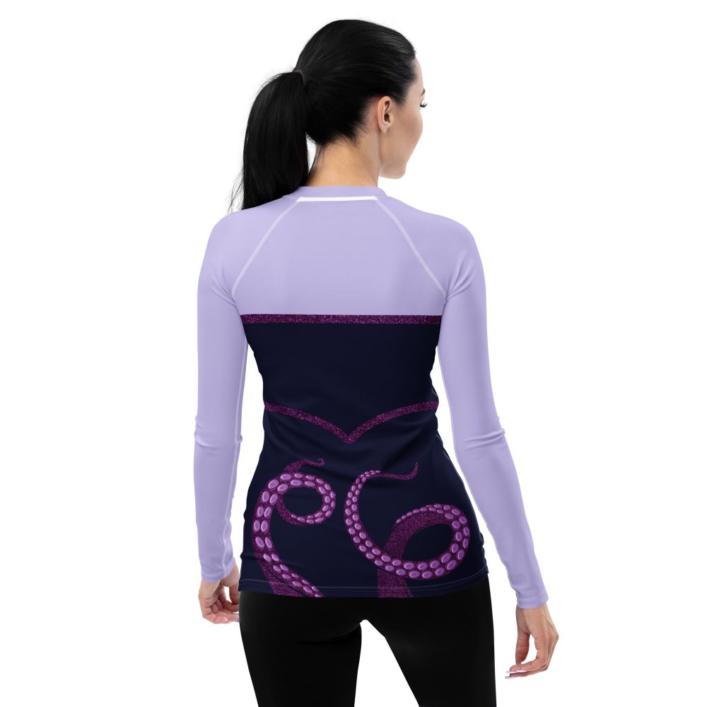 Ursula Costume Sea Witch Octopus Villain Women's Long Sleeve Shirt - Image 6