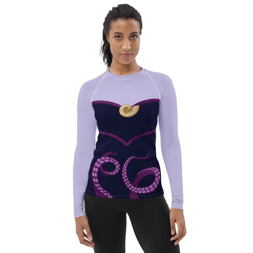 Ursula Costume Sea Witch Octopus Villain Women's Long Sleeve Shirt - Image 4