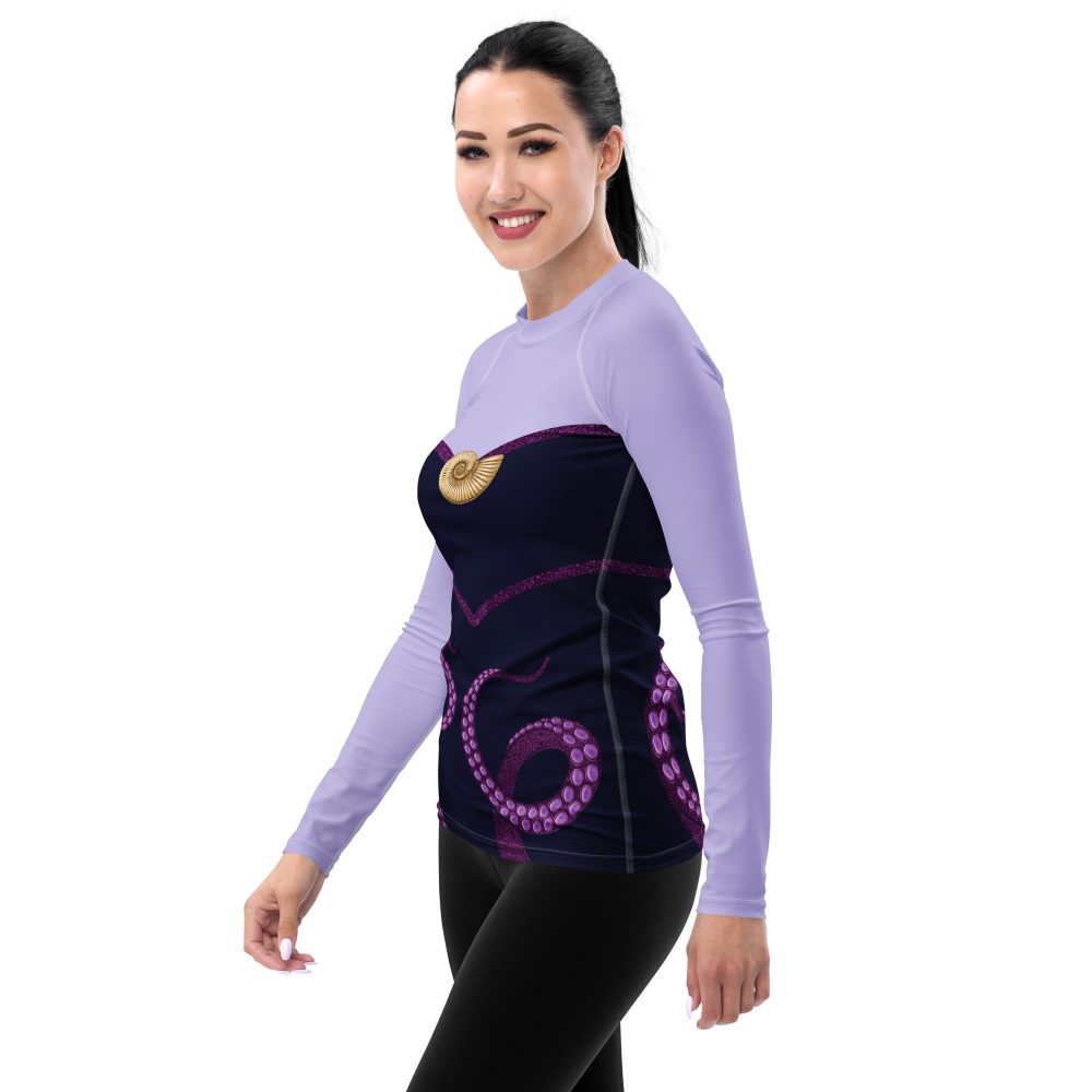 Ursula Costume Sea Witch Octopus Villain Women's Long Sleeve Shirt - Image 7