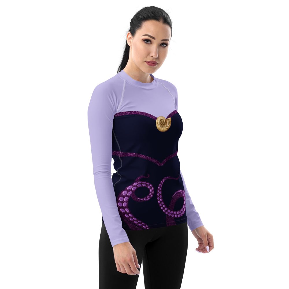 Ursula Costume Sea Witch Octopus Villain Women's Long Sleeve Shirt - Image 8