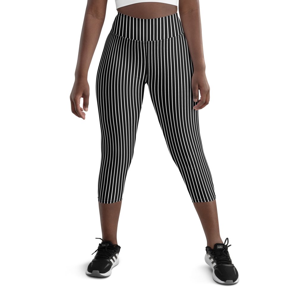 Jack Skellington Nightmare Before Christmas Costume Yoga Capri Leggings