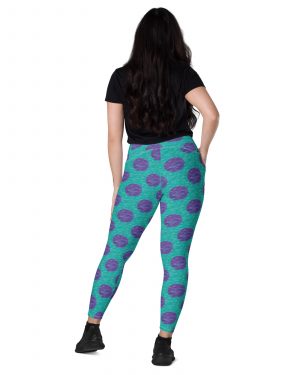 Sully Costume Monster Halloween Cosplay Crossover leggings with pockets