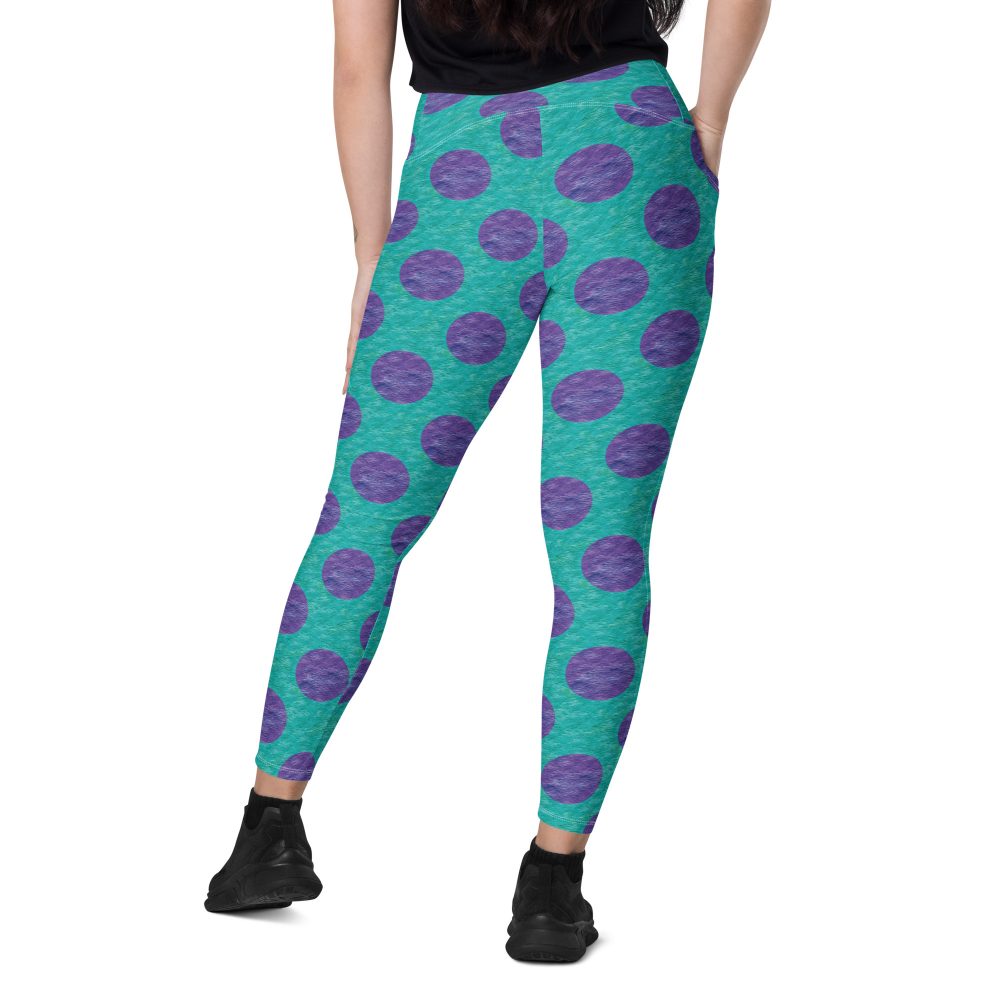 Sully Costume Monster Halloween Cosplay Crossover leggings with pockets - Image 9