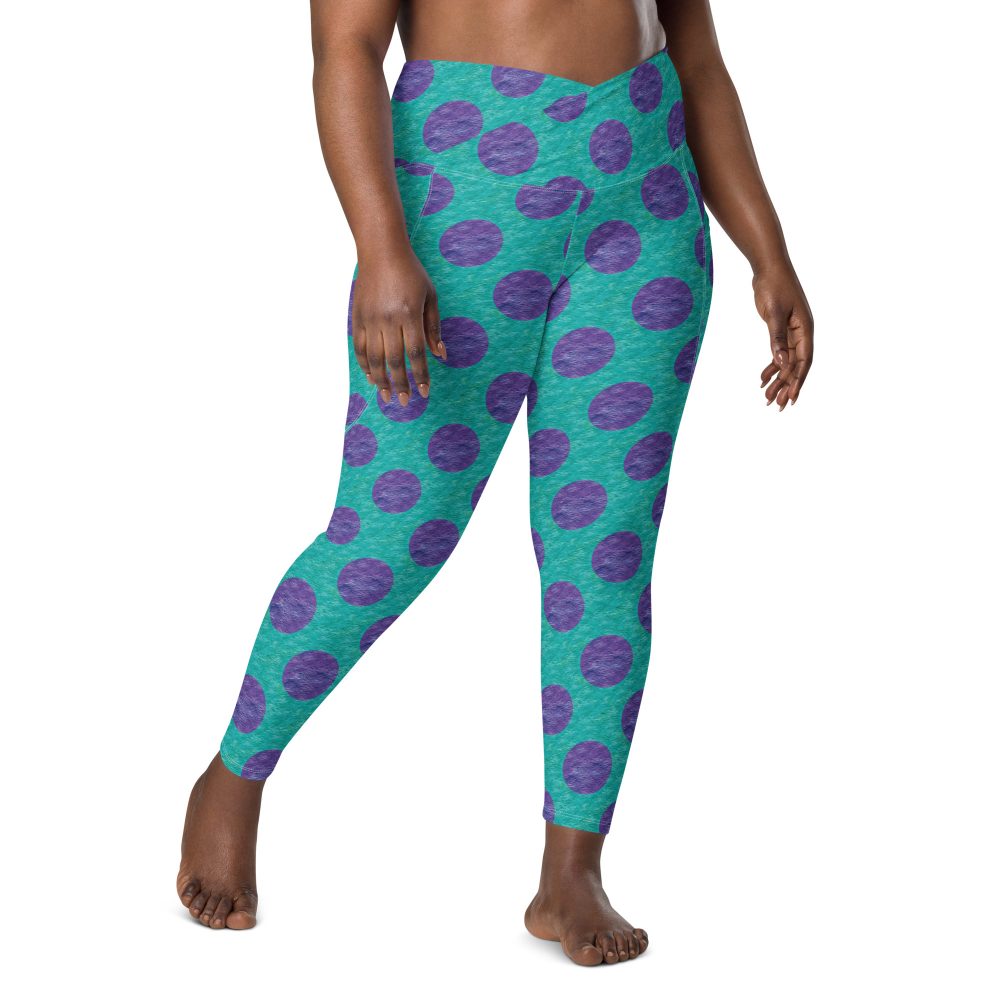 Sully Costume Monster Halloween Cosplay Crossover leggings with pockets - Image 6