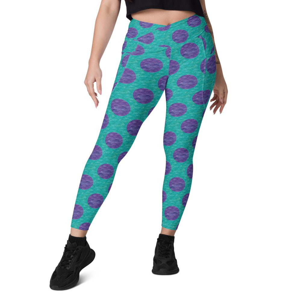 Sully Costume Monster Halloween Cosplay Crossover leggings with pockets - Image 10