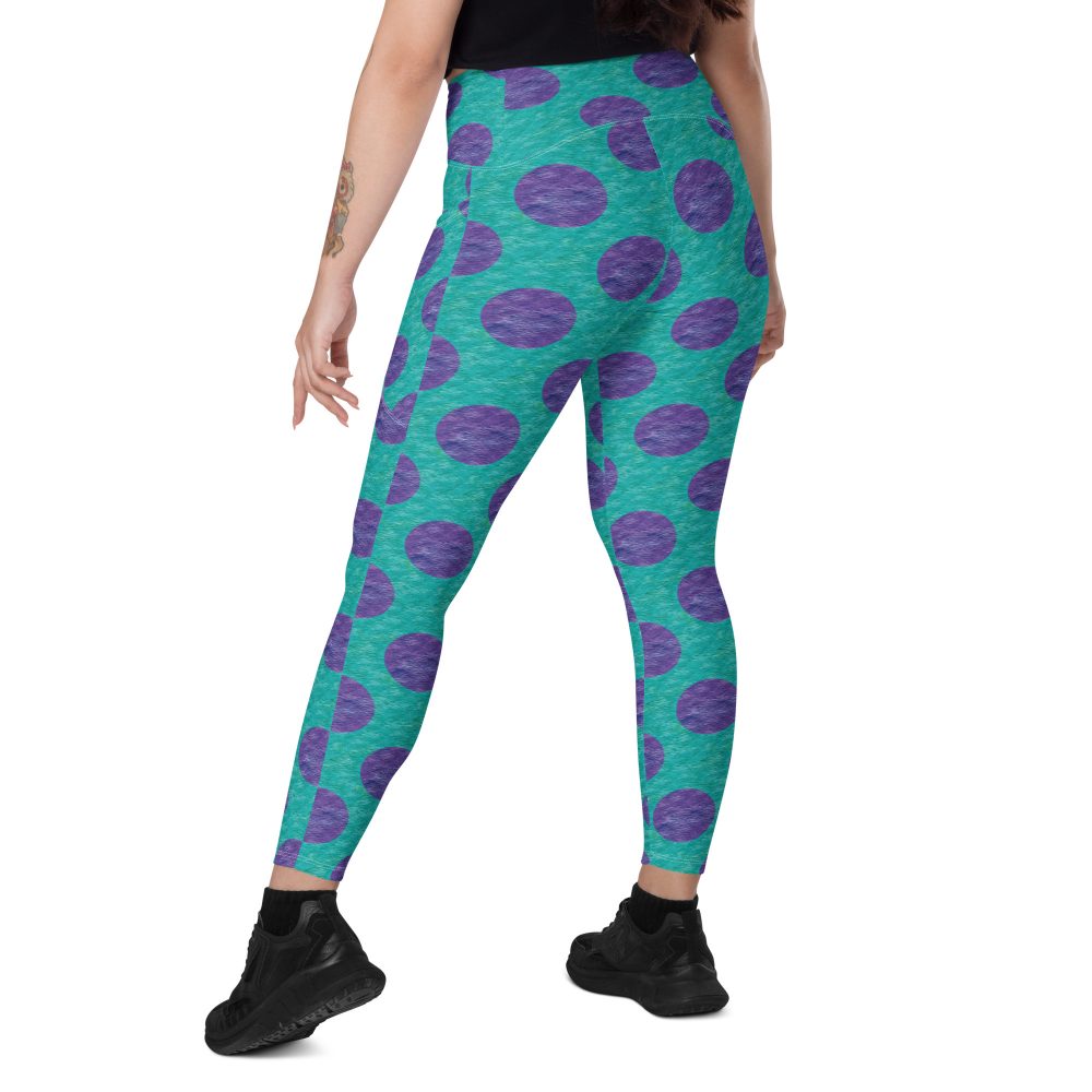 Sully Costume Monster Halloween Cosplay Crossover leggings with pockets - Image 11