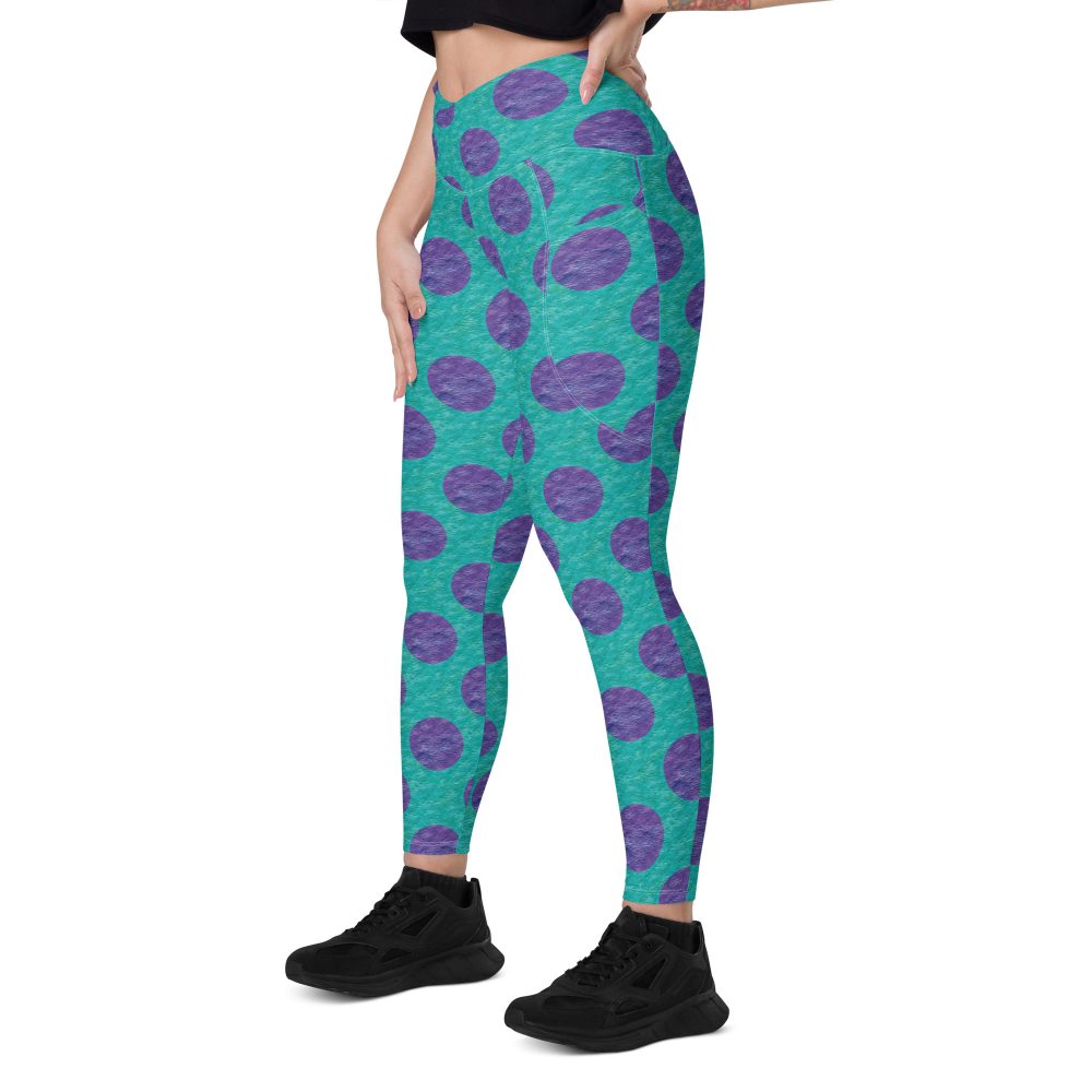 Sully Costume Monster Halloween Cosplay Crossover leggings with pockets - Image 12