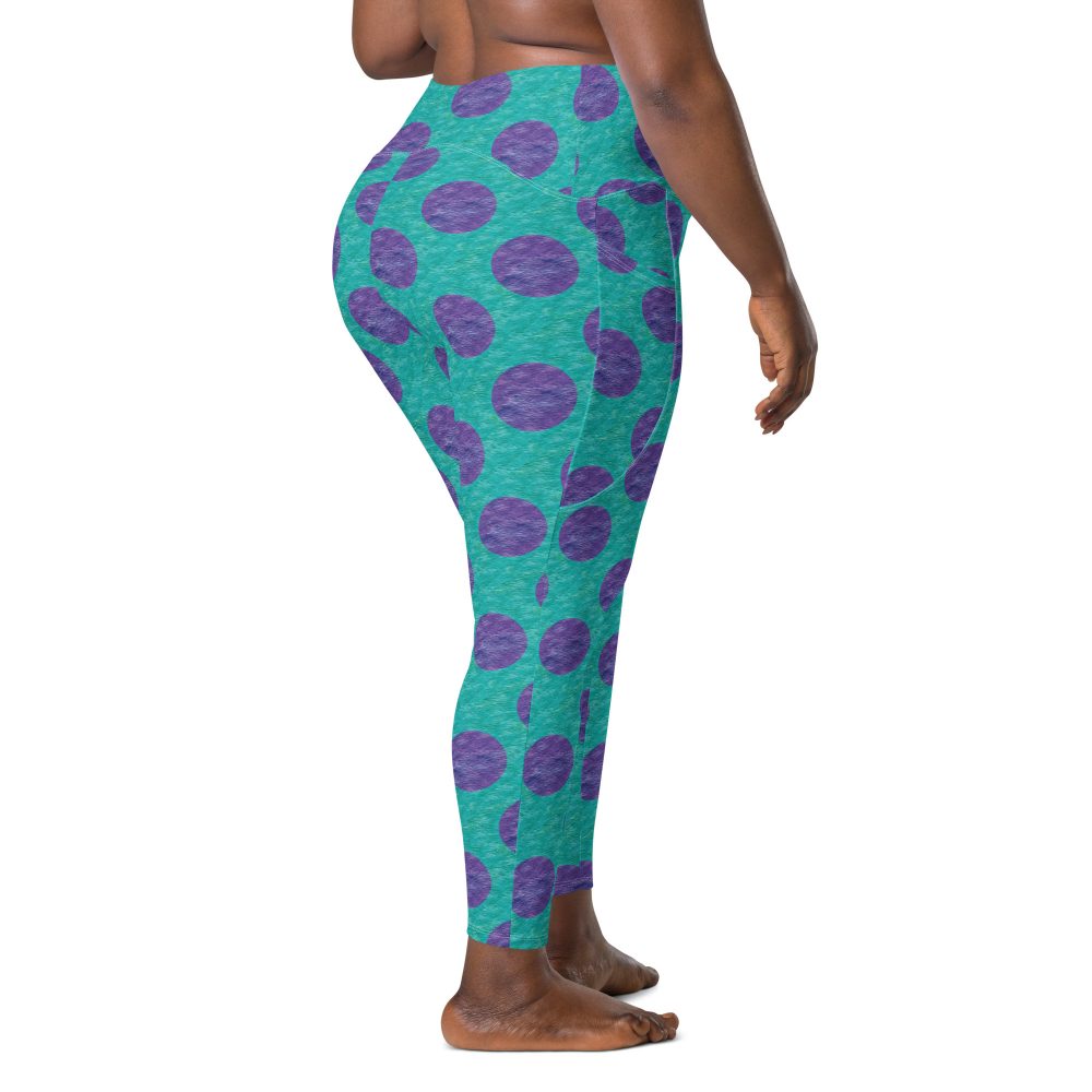 Sully Costume Monster Halloween Cosplay Crossover leggings with pockets - Image 7