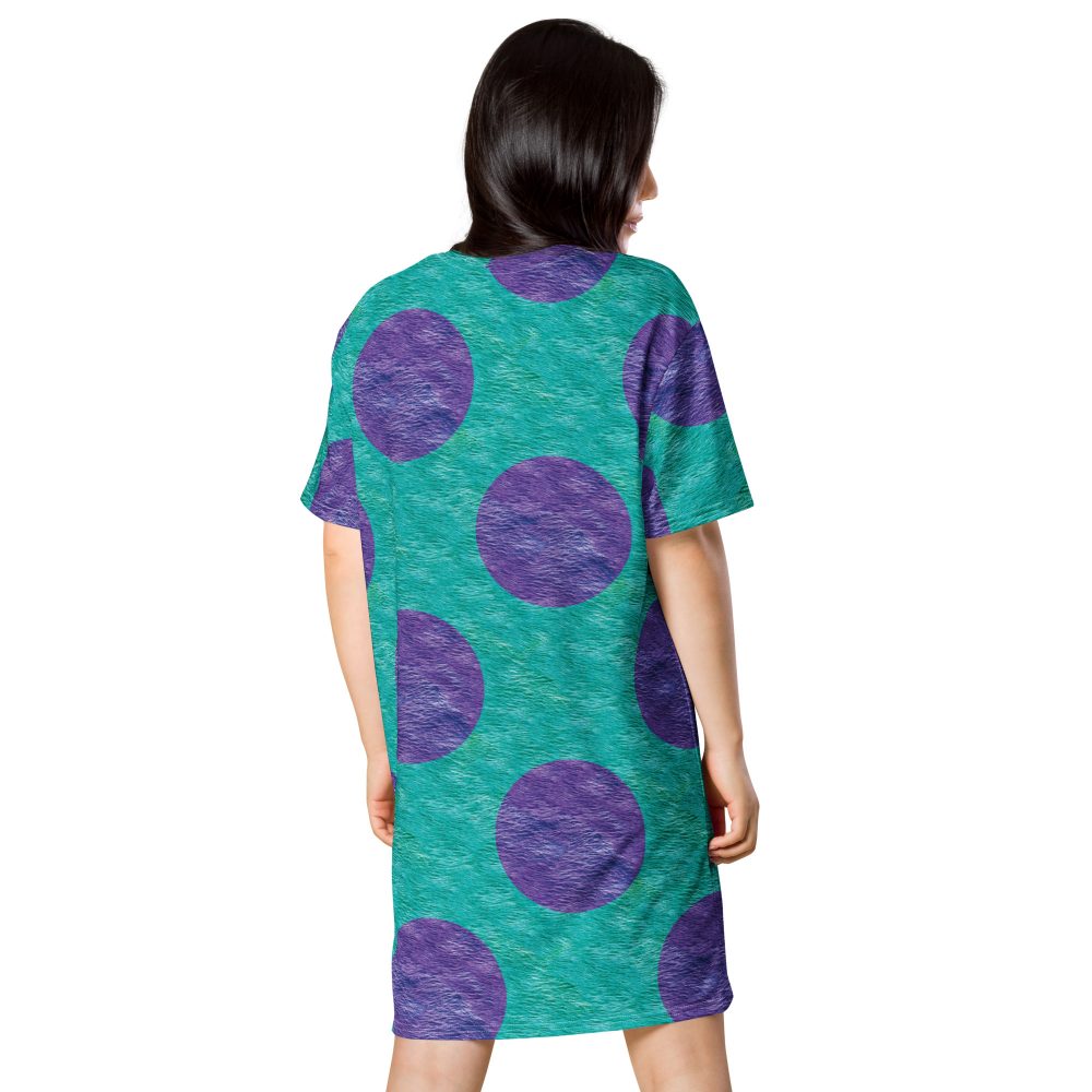 Sully Costume Monster Halloween Cosplay T-shirt dress - Image 3