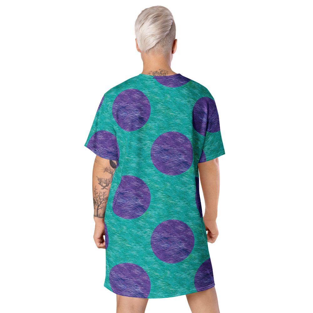 Sully Costume Monster Halloween Cosplay T-shirt dress - Image 5