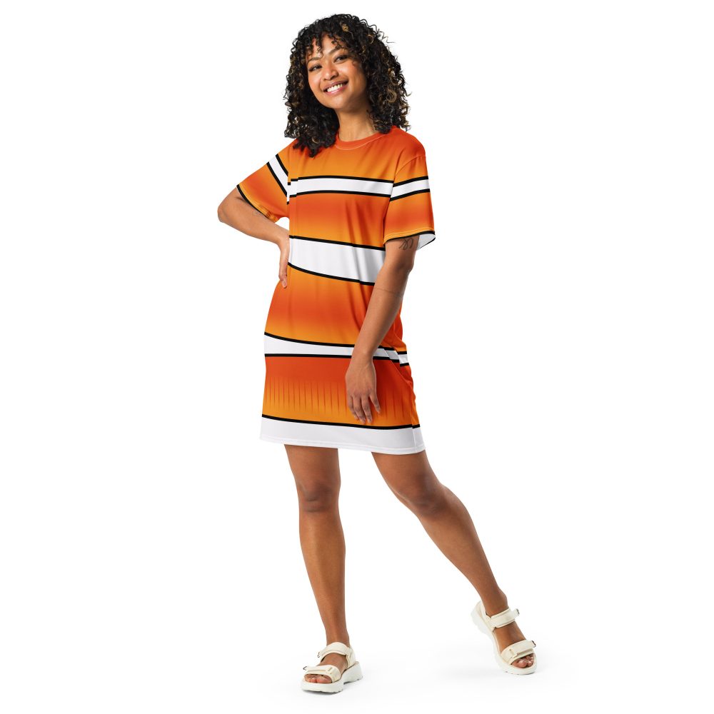 Clownfish Nemo Costume Halloween Cosplay T-shirt dress