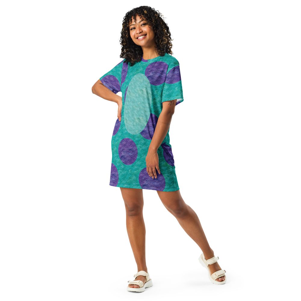 Sully Costume Monster Halloween Cosplay T-shirt dress