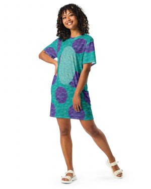 Sully Costume Monster Halloween Cosplay T-shirt dress