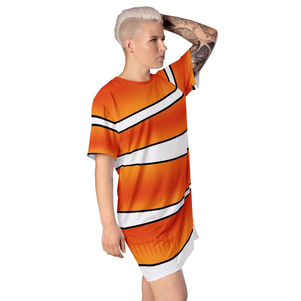 Clownfish Nemo Costume Halloween Cosplay T-shirt dress - Image 2