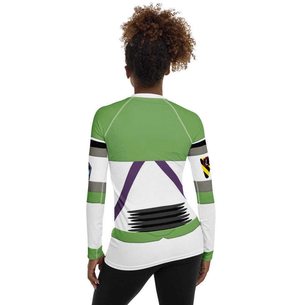 Spaceman Space Ranger Costume Women's Long Sleeve Shirt - Image 2