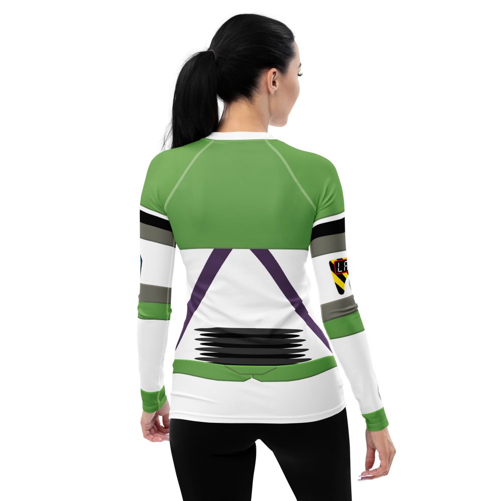 Spaceman Space Ranger Costume Women's Long Sleeve Shirt - Image 5