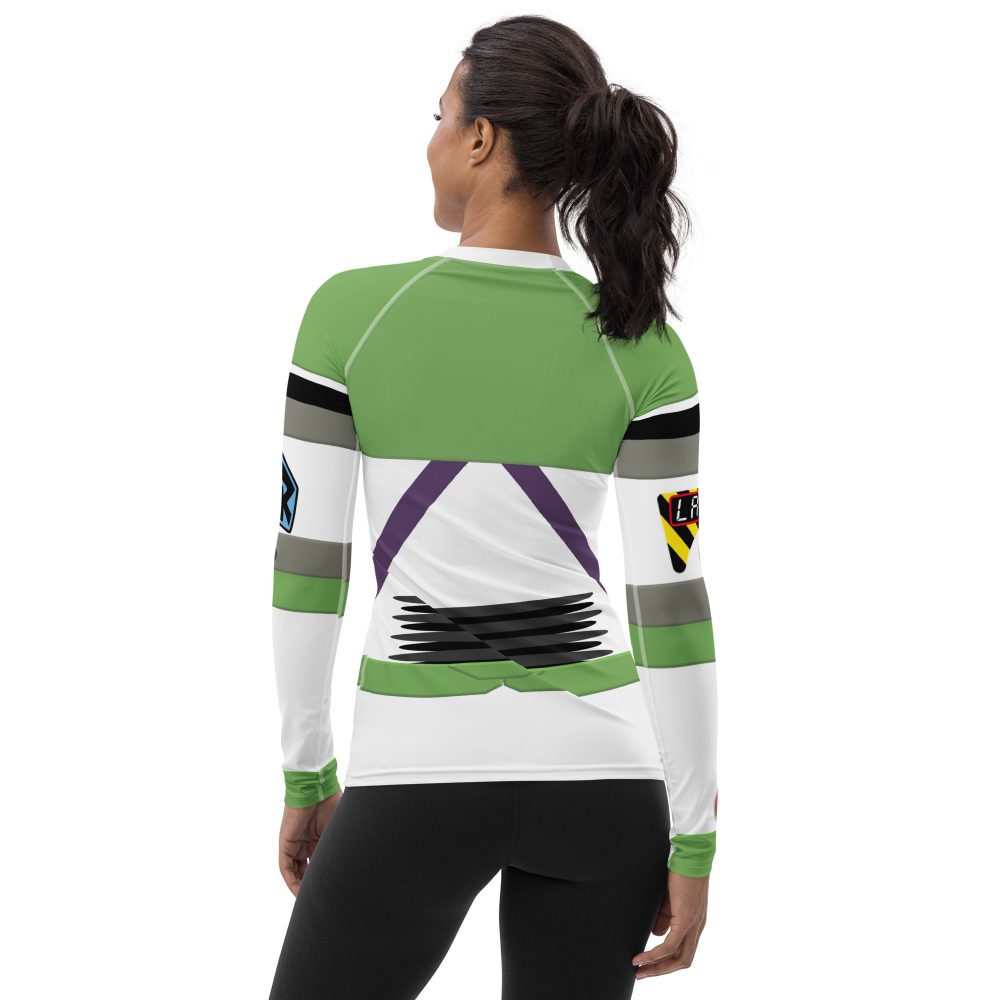 Spaceman Space Ranger Costume Women's Long Sleeve Shirt - Image 6