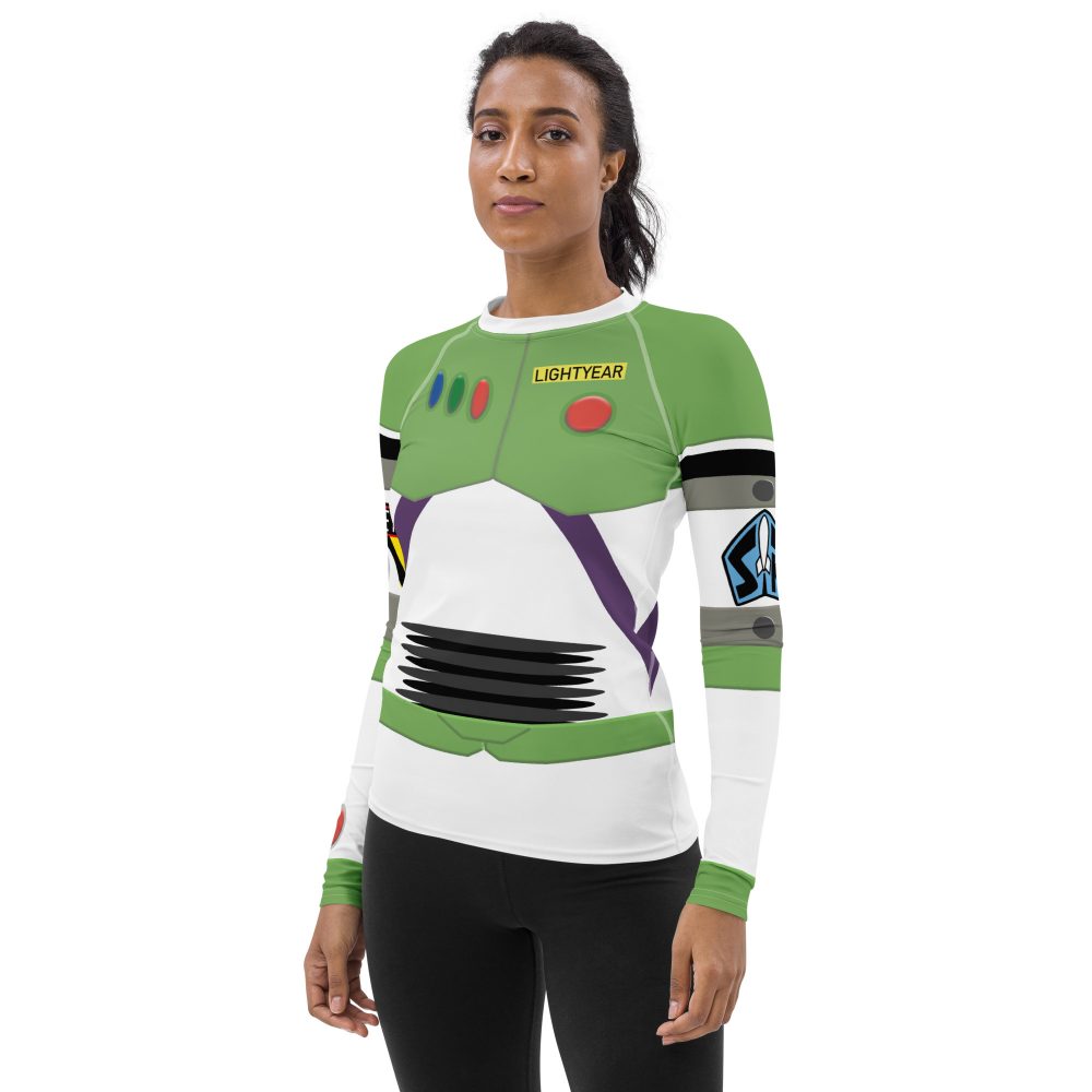 Spaceman Space Ranger Costume Women's Long Sleeve Shirt - Image 7