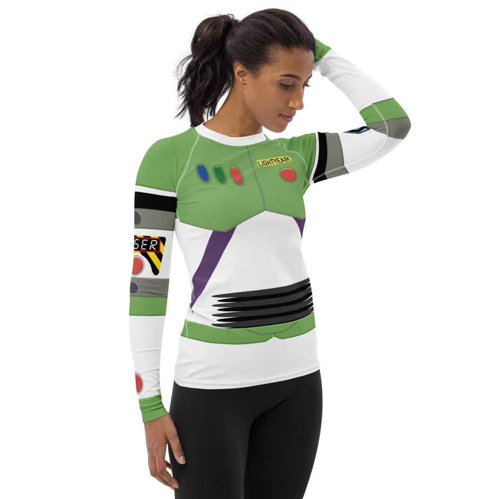 Spaceman Space Ranger Costume Women's Long Sleeve Shirt - Image 8