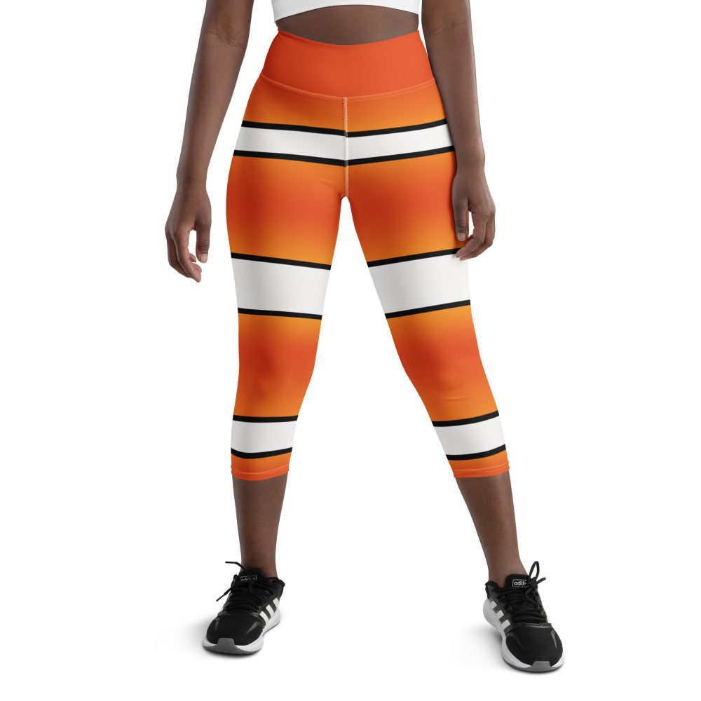 Clownfish Nemo Costume Halloween Cosplay Yoga Capri Leggings