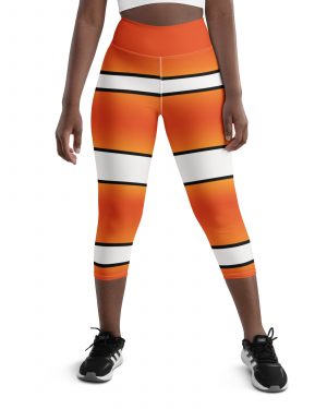 Clownfish Nemo Costume Halloween Cosplay Yoga Capri Leggings