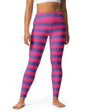 Cheshire Cat Costume Alice in Wonderland Halloween Cosplay Yoga Leggings