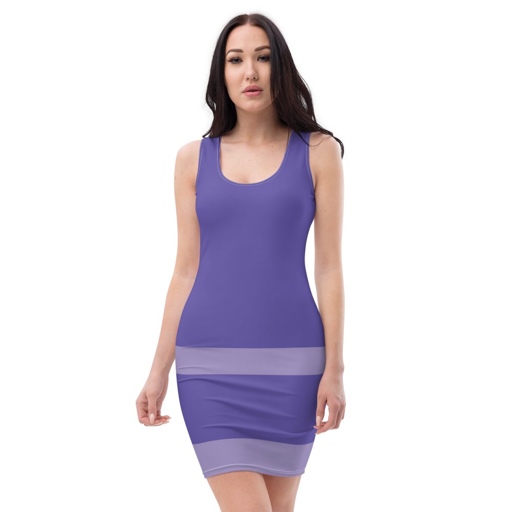 Daphne Mystery Detective Halloween Cosplay Costume Fitted Bodycon dress