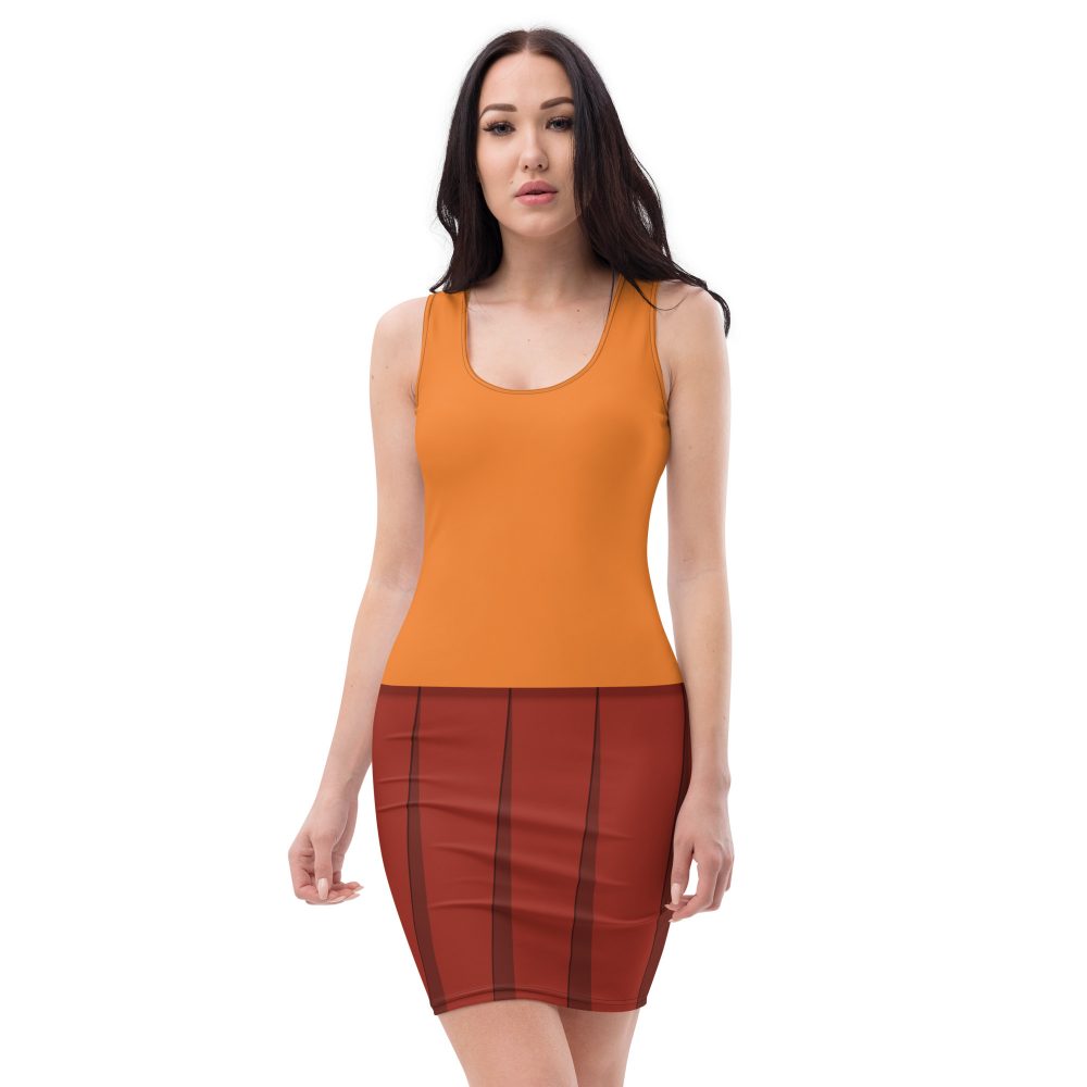 Velma Mystery Detective Halloween Cosplay Costume Bodycon dress