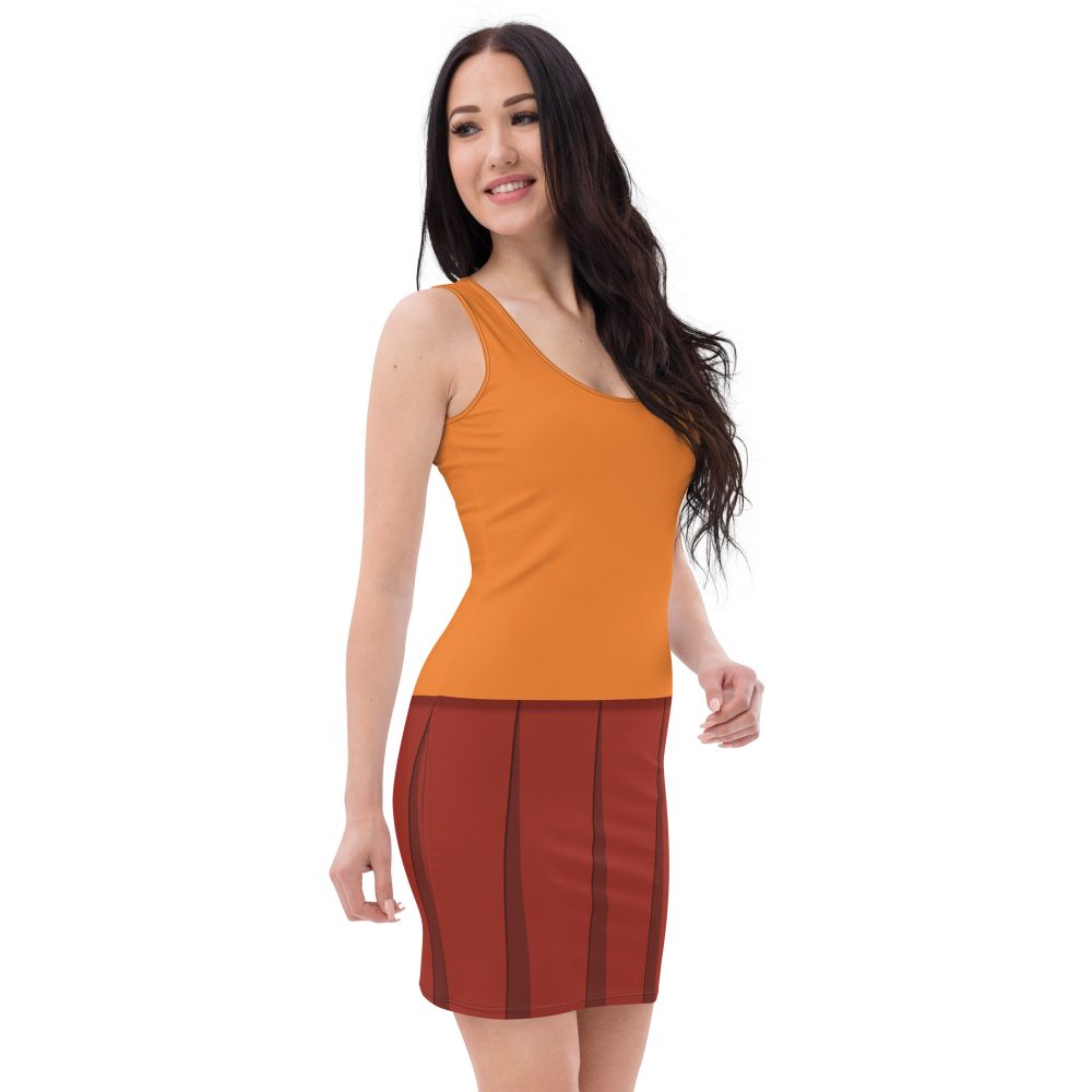 Velma Mystery Detective Halloween Cosplay Costume Bodycon dress - Image 6