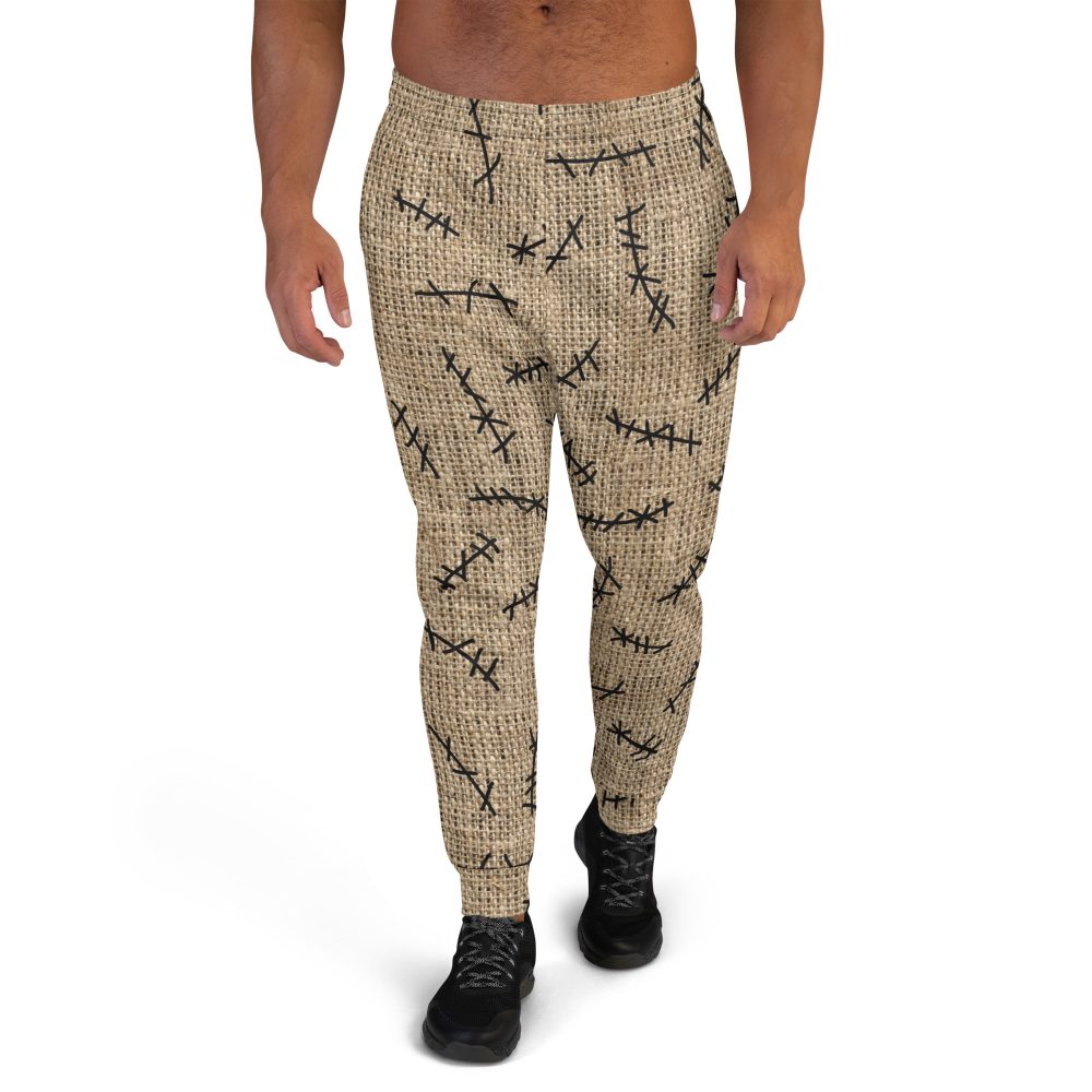 Oogie Boogie Man Burlap Print Men's Joggers