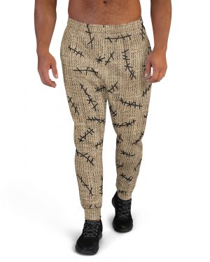 Oogie Boogie Man Burlap Print Men’s Joggers