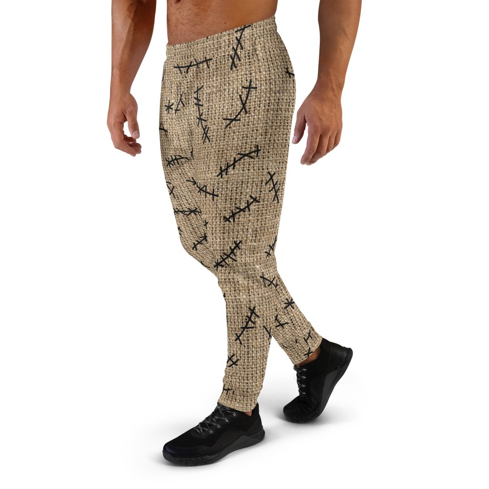 Oogie Boogie Man Burlap Print Men's Joggers - Image 4