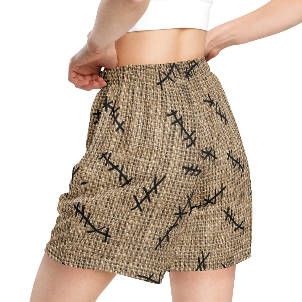 Oogie Boogie Halloween Christmas Costume Burlap Print Unisex Mesh Shorts - Image 7