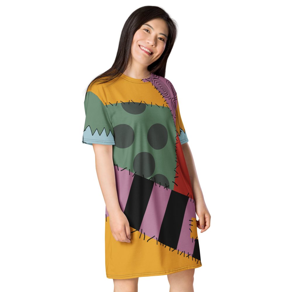 Nightmare Sally Costume Halloween Cosplay T-shirt dress - Image 8