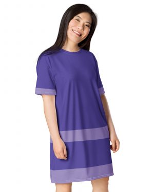 Daphne Mystery Detective Halloween Cosplay Costume T-shirt dress