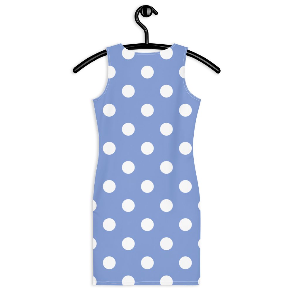 Envy Costume Halloween Cosplay Blue Purple Polka Dot Bodycon dress - Image 2