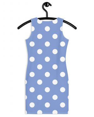 Envy Costume Halloween Cosplay Blue Purple Polka Dot Bodycon dress