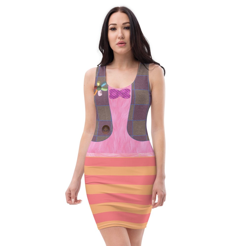 Bing Bong Costume Halloween Cosplay Bodycon dress