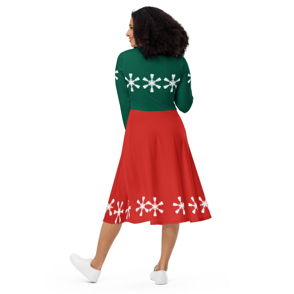 Christmas Dress Mouse Costume Long Sleeve Dress - Image 4