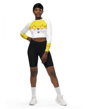 Cowgirl Jessie Halloween Cosplay Costume Long-Sleeve Crop Top