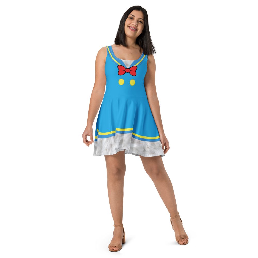 Donald Duck Halloween Cosplay Costume Skater Dress